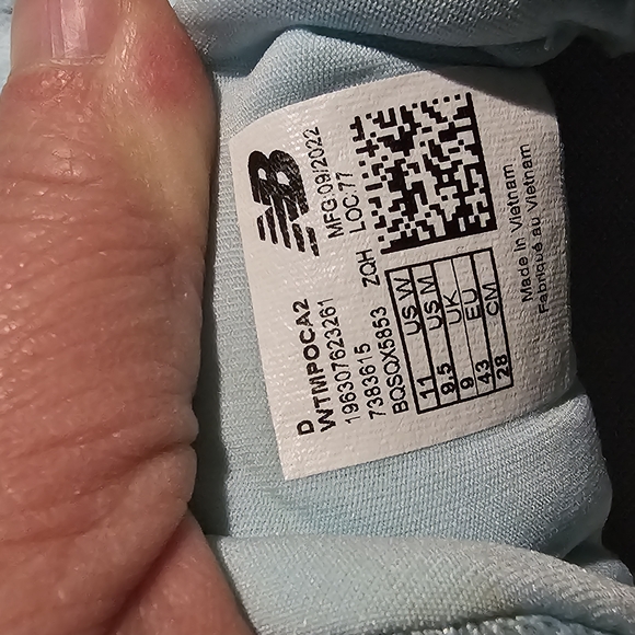 New Balance Women's Fresh Foam Running Shoes - Light Blue - Picture 2 of 8